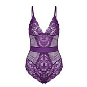 Purple Lace Lingerie bodysuit